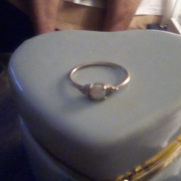 Fire opal ring silver - Picture 2 of 3